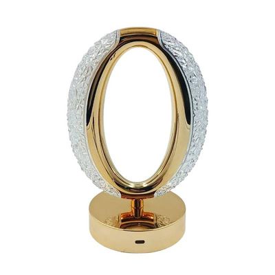 Luminária Oval de Mesa USB Led 03 Branco Frio Quente Neutro