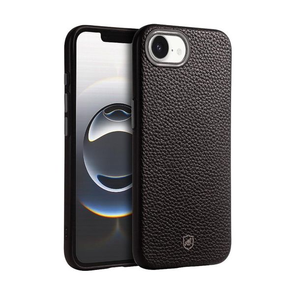 Capa para iPhone 16E - Magsafe TechCouro - Preta - Gshield