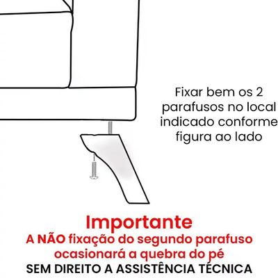 Sofa 2 Lugares 160 Cm Eron Linho Bege Vazzano Bege
