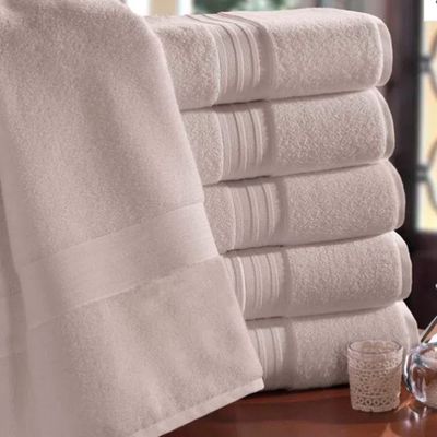 Toalha Banhão Bouton/Buettner Algodão Egípcio 81cmx150cm Platine Bege