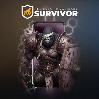 Película para iPhone Air - Privacidade com Aplicador - Survivor - Gshield