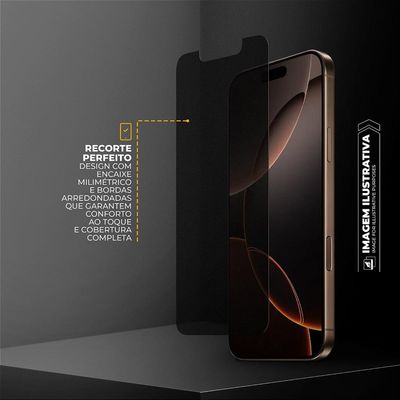 Película para iPhone Air - Privacidade com Aplicador - Survivor - Gshield
