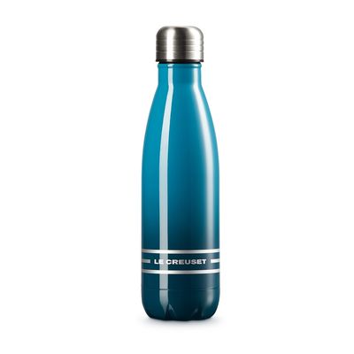 GARRAFA DE HIDRATAÇÃO LE CREUSET 26CM 500ML AZUL DEEP TEAL 630870300407642