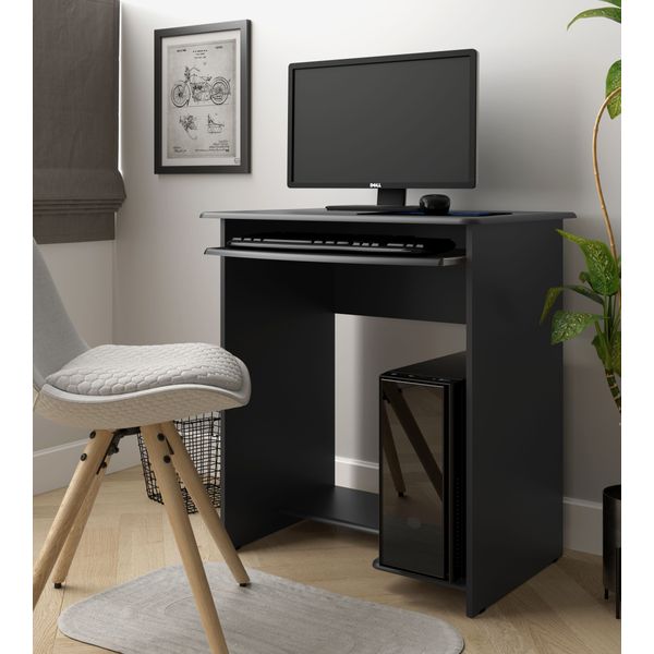 Mesa de Computador Pratica cor Preto - Comprar Moveis em Casa Mesa de Computador Pratica cor Preto - Comprar Moveis em Casa