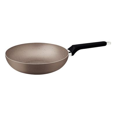 Frigideira Funda Milazzo 24cm Alumínio Antiaderente Starflon Max Soft-touch Tramontina Bege