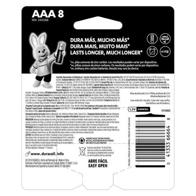 Pilha Alcalina Aaa 1,5v Duracell C-8