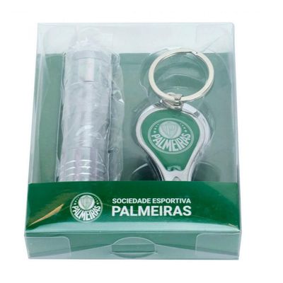 Kit Palmeiras Com Chaveiro Lanterna e Cortador de Unha