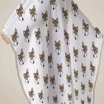 Toalha Baby C/ Capuz Tecebem Estampada c/ Fralda  Dori Branco