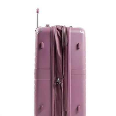 Mala Grande 32 Kg Polipropileno 4 Rodas Swiss One Onix Lilás G / Lilas