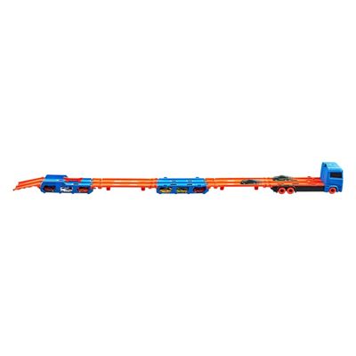 Caminhao Cegonha Pista Com 2 Carrinhos Dm Toys - 6576