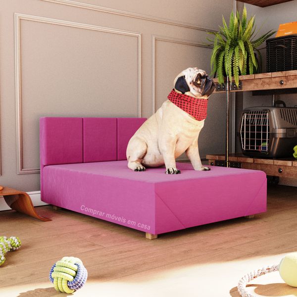 Cama Box Pet Porte Maior 80 Cor Pink - Comprar Moveis em Casa Cama Box Pet Porte Maior 80 Cor Pink - Comprar Moveis em Casa