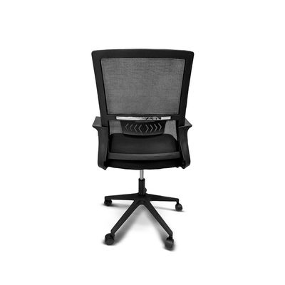 Cadeira de Escritório com Rodinhas HY-690 com Elevador á Gás GL Preto