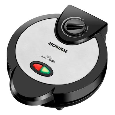 Máquina de Waffle Mondial Pratic Waffle GW-01 Preto / 220V