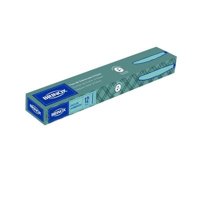 Conjunto de Facas de Sobremesa Lyon Aço Inox 12 Peças Aço Inox Polido com Friso Brinox Inox