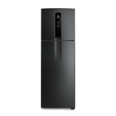 Geladeira Electrolux Frost Free Inverter 390L Efficient AutoSense Duplex Black Inox Look (IF43B) 220V