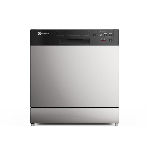 Lava-Louça Electrolux 8 Serviços Inox com Programa Lava & Seca 50 min (LS08E) 127V