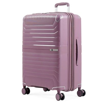 Mala Média 23 Kg Polipropileno 4 Rodas Swiss One Onix Lilás M / Lilas