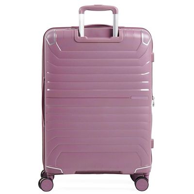 Mala Média 23 Kg Polipropileno 4 Rodas Swiss One Onix Lilás M / Lilas