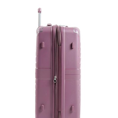 Mala Média 23 Kg Polipropileno 4 Rodas Swiss One Onix Lilás M / Lilas