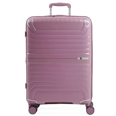 Mala Média 23 Kg Polipropileno 4 Rodas Swiss One Onix Lilás M / Lilas