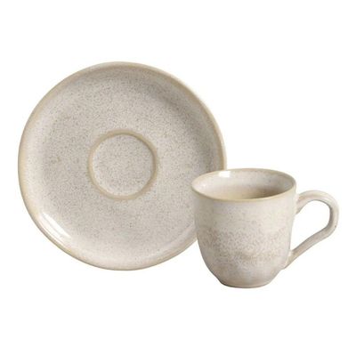 Conjunto De Xícara De Chá Com Pires 06 Peças Bio Latte Porto Brasil