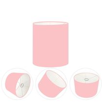 Cúpula Abajur Cilíndrica Cp-7001 ø13x15cm - Rosa Bebê