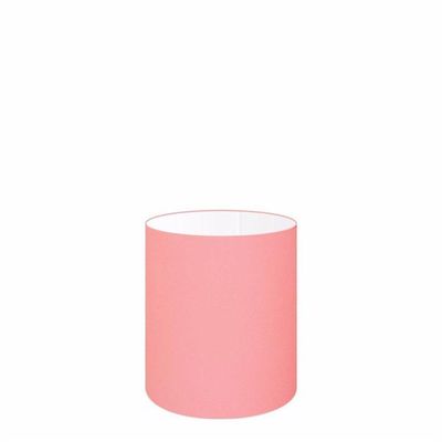 Cúpula Abajur Cilíndrica Cp-7001 ø13x15cm - Rosa Bebê