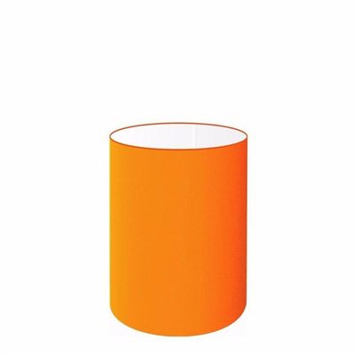 Cúpula Abajur Cilíndrica Cp-7006 ø18x25cm Laranja