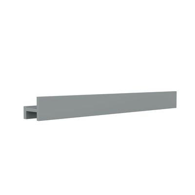Porta Shampoo Linear 100cm Chumbo Fosco