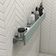 Porta Shampoo Linear 100cm Chumbo Fosco