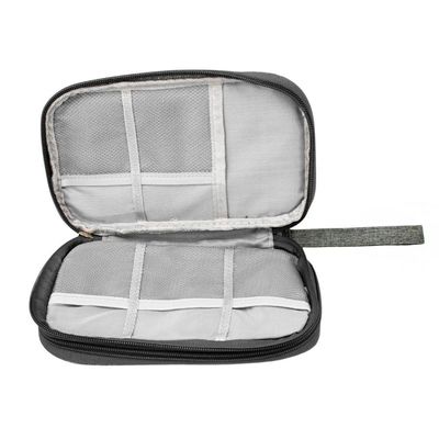 Bolsa Organizadora Cabos Fios Eletrônicos Estojo Case Bag Preto