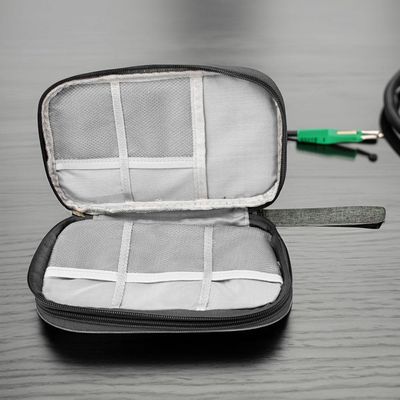 Bolsa Organizadora Cabos Fios Eletrônicos Estojo Case Bag Preto