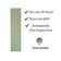Painel Ripado Parede Versátil Kit 50 Placas Mdf 45 X 11 Cm Verde