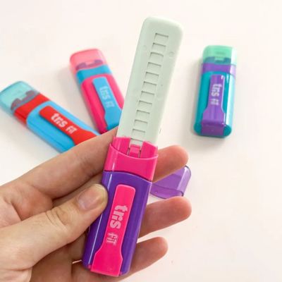 CANETA BORRACHA FIT COM TRAVA- SORTIDA - TRIS
