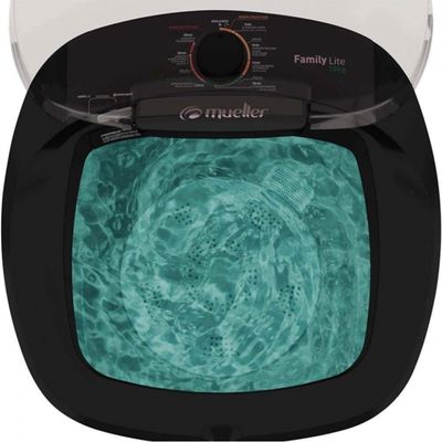 Lavadora Semiautomática Mueller 10kg Family Lite Preto 220V