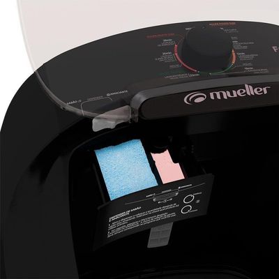 Lavadora Semiautomática Mueller 10kg Family Lite Preto 220V