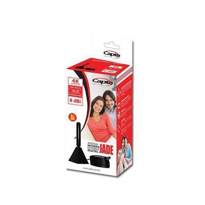 Antena Digital Interna Externa Jade Com 4 M Cabo