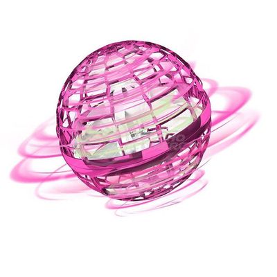 Bola Spinner Voadora Led Divertido Boomerang Drone Rosa