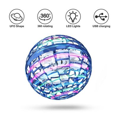 Bola Spinner Voadora Led Divertido Colorido Azul