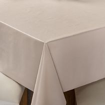 Toalha de Mesa 8 Lugares Térmica Impermeável 1,40 m x 2,50 m 100% Policloreto de Vinila - Avelã