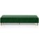 Kit 02 Puffs Decorativo Sala de Estar Bali W01 Pés Palito 170x60cm Couríssimo Verde musgo - Lyam Decor