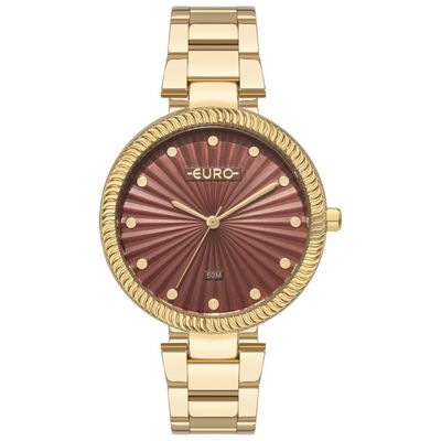 Relógio Euro Feminino Ref: Eu2036yvc/4v Fashion Dourado