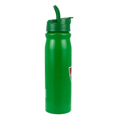 Garrafa Alumínio Com Canudo Fluminense 650ml Oficial