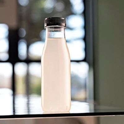 70un Garrafa PET Plástica Transparente com Tampa 300ml G3530 Galvanotek