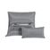 Kit Cobre Leito King + Almofada 5 Peças Bordado Urbany Hipercal 400 Fios 100% Poliéster - Cinza