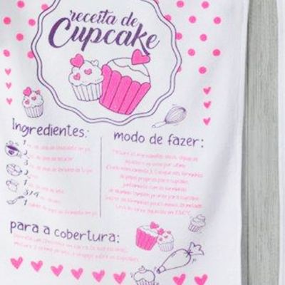 Pano De Prato Lomaer Sacaria 50 x 70cm Especial Receitas 03 Unidades