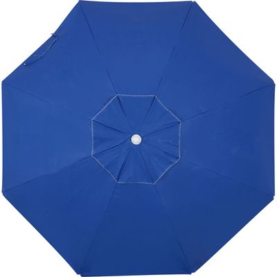 Guarda-Sol Guarapari em Bagum e Haste de Madeira 2,20m Azul Royal Bel 2,20m