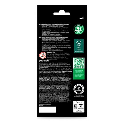Lápis de Cor 12 Cores Ecolápis Supersoft 210710 - Faber