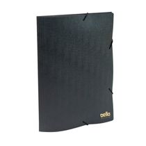 Pasta Aba Elástico Dello Executive sem Lombo Preta 33,5x23,5cm