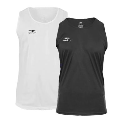 Kit 2 Regatas Penalty X Masculina G / Preto/Branco